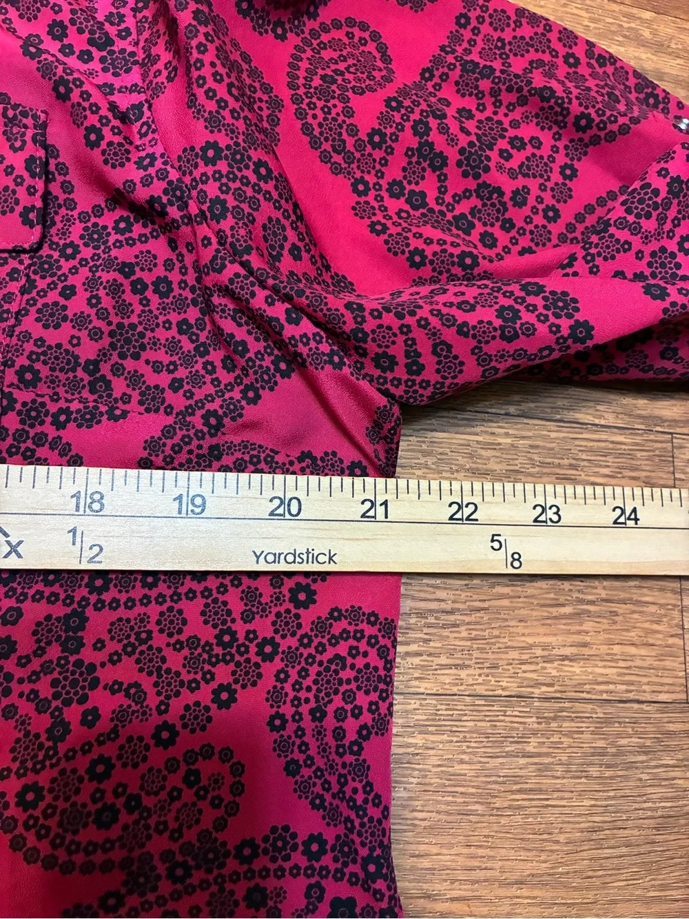 Michael Kors Paisley Zip Up Blouse Size XL NWT